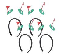 SHERCHPRY 4 Pezzi fascia per tifoso da golf fasce per le donne fasce per capelli Bande per capelli per ragazze Banche carine Fascia per cosplay Green