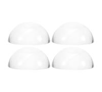 SHERCHPRY 4 Pezzi Fermacarte in Vetro a Cupola 40 Mm, Pesi da Cucito per Taglio Modelli e Patchwork, Accessori per Calligrafia e Artigianato, Supporto Stabile per Tessuti e Decorazione