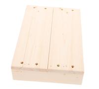 SHERCHPRY 4 Pezzi poggiapiedi sgabelli per letti piattaforma di legno Sgabelli per sgabelli per adulti sgabello per adulti Sgabello a gradino della porta sgabello in legno Cachi