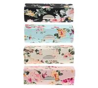 SHERCHPRY 4 Pezzi Portatili Retro per Rossetto con Floreali e Scatola Organizer per Cosmetici per Donne e Regali Speciali