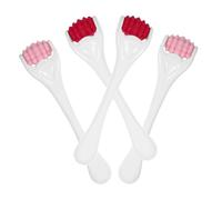 SHERCHPRY 4 Pezzi Rulli di silicone per gli occhi Face Strumento di massaggio ab scultura massaggiatore Massager per gli occhi facciale piccolo massaggiante addominali