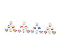 SHERCHPRY 4 Set Spille Da Bavero Per Le Donne Spillo Spilla Del Della Memoria Accessori Per Spille Perni Dello Zaino Spilla Per Da Uomo Corpetto Accessori Spilla 6 Pezzi*4