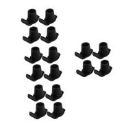 SHERCHPRY 4 Set Tappetino Antiscivolo Sci Da Passeggio Accessori Per Camminatori Anziano Accessori Per Deambulatori Per Anziani Protezioni Per I Piedi Del Camminatore Nylon Nero 4 Pezzi * 4