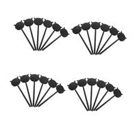 SHERCHPRY 4 Set Visiera Di Visione Tasca Optometria Occhio Occlusore Oculare Per Il Test Della Vista Strumento Per Occludere Gli Occhi Strumenti Per L'esame Della Vista Pp Nero 6 Pezzi*4