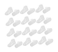 SHERCHPRY 40 Pezzi Modello Di Piede Trasparente Per Bambini Chiaro Supporto Per Scarpe Da Bambino Strumenti Per i Più Piccoli Fatto a Mano Pvc Bambino Che Fa i Primi Passi Portabagagli
