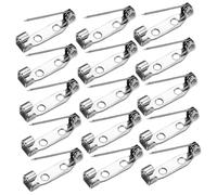SHERCHPRY 400 Pezzi Spille Sicurezza in Metallo con Fori e Badge Fermagli Resistenti per e Accessori Clip per Cucito e Decorazioni