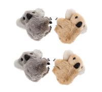 SHERCHPRY 4pezzi Clip Capelli Donna Mini Con Design Koala in Peluche Mollette Resistenti e Pratiche Per Ragazze Accessorio Decorativo Per Fissare Frangia e Acconciature Quotidiane