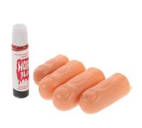 SHERCHPRY 4pezzi Dito di Halloween Insanguinato Mano Finta e Parti del Corpo Rotte di Dita Finte per Feste in Maschera Trucco Speciale e Decorazioni per Feste di Halloween