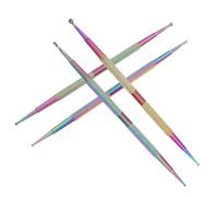 SHERCHPRY 4pezzi Penne Rotative Per Punti Kit Per Nail Art Punti Strumenti Per Manicure Applicatori Per Assortimento Pennelli Per Design Unghie Kit Salone Per Domestico