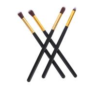 SHERCHPRY 4pezzi Pennelli per Ombretto Pennello per Matita Strumento per Trucco Occhi Labbra Fard Fondotinta Kit di Pennelli Portatile Design Comodo per Viaggi