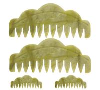 SHERCHPRY 4pezzi Pettine per Capelluto Guasha in Pettine Massaggiante Portatile per Capelli Tavola Guasha del Capelluto