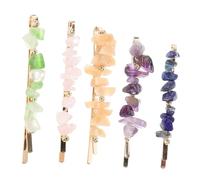 SHERCHPRY 5 Pezzi Forcina Colore Bobby Pins Decorativo Clip Tornante Perni Mollette Per Molletta Spillo Strass Gemme Per Pince Per Decorativi Nozze Forcine Lega