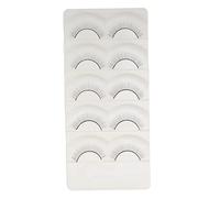 SHERCHPRY 5paia Strisce Di Ciglia Finte Per Esercitarsi Di Extension Ciglia Adatte Per Manichino Regolabili Per Pratica e Insegnamento Applicazione Delle Extension