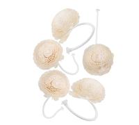 SHERCHPRY 5pezzi Diffusore di Aromi Fiore Finto su Corda di Cotone Ricarica per Diffusore di Aromi Floreali di Oli Essenziali Fiore per Casa Ufficio e Auto