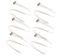 SHERCHPRY 6 Pezzi Clip oro parrucca accessori per lo styling glitter estensione orpello sottile spesso estensioni dei colorati ciocche di orpelli per l'animale domestico