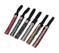 SHERCHPRY 6 Pezzi Fasce Elastiche per con per Accessori Moda per Donne Vari Colori Pratiche e Confortevoli per Attività All