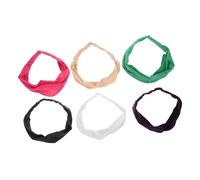 SHERCHPRY 6pezzi Fascia Elastica Per Sciarpa Per Fazzoletto Per Testa Per Ragazze e Quotidiano Buona Permeabilità All Aria