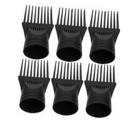 SHERCHPRY 6pezzi Petine Per Phon Denti Per Petine Per Phon Multifunzionale Petine Per Parrucchiere Modellanti Per Diffusore in Plastica Antivento