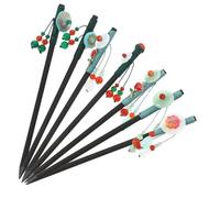 SHERCHPRY 7 Pezzi Accanciando Il Gradino Di Forcine in Stile Accessori Per Ragazza Bacchette Taglie Cinese Tradizionale Forcine Per Women Hair Stick Di Legno