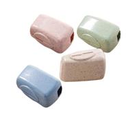 SHERCHPRY 8 Pezzi Porta di spazzolino da viaggio piccolo Tappo per spazzolino Copertina cappucci per spazzolini universali coperture per spazzolino da denti Caso di viaggio paglia di grano