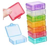SHERCHPRY 8pezzi Contenitori Per Pillole Piccoli Viaggio Organizer Per Vitamine Leggero e Portatile Custodia Organizer Per Borsa Riutilizzabile Spazio Sufficiente Per Settimana Farmaci