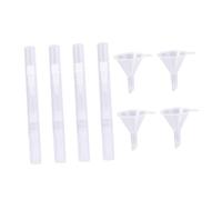 SHERCHPRY 8pezzi Pennino Per Per Unghie Vuoto Cosmetico Trasparente Con Punta Del Pennello Kit Penne Con Imbuti Per Applicazione Precisa