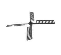 SHERCHPRY Accessori Sbiadimento da Mulino Giardino Vento per Plastica in a Nera, Resistenti allo Solidi, per Uso Esterno nel Cortile