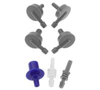 SHERCHPRY Adattatore per Tubo Singolo 7 Pezzi per Sfigmomanometro Connettore per Bracciale Pressione Accessori Compatibili per Monitor Sanitario Domestico e Ospedaliero Installazione