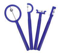 SHERCHPRY Allenatore Muscolare Orale in Plastica e Acciaio Inox 4 Pezzi per Esercizi di Riabilitazione Linguistica e Miglioramento della Pronuncia per Ragazzo Ragazza