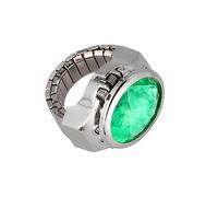 SHERCHPRY anello da unisex regalini natale regalini di natale strenne orologio con anello da squillano le madri dell'orologio di moda a forma di io Green