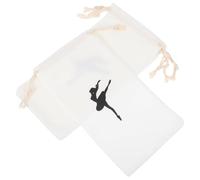 SHERCHPRY Ballet Shoe Bag With Drawstring For Dance Accessories Storage, Lightweight And Durable For Ballet Class Use