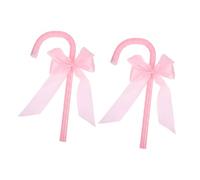 SHERCHPRY Bastone da Passeggio Fiocco Rosa per Set 2 Pezzi per Costume Cosplay e Spettacoli di Danza Accessorio Scenico per Feste e Gioco di Ruolo