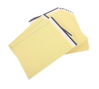 SHERCHPRY Blocchi Note Gialli Legali 10 Pezzi Blocco Appunti a Righe Strappabile 30 Pagine Formato 203X28 CM Carta 80 G/M² per Casa Scuola e Ufficio