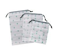 SHERCHPRY Borsa Coulisse a Forma di Cactus 15 Pezzi Set Smerigliata per Viaggi Sport e Organizzazione Tre Misure (s, M, L) per Trucchi Vestiti e Accessori