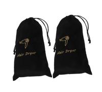 SHERCHPRY Borsa Porta Asciugacapelli Coulisse 2 Pezzi Organizer Multiuso per Viaggio per Phon e Piccoli Oggetti Essenziali per Uso Quotidiano