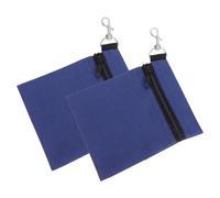 SHERCHPRY Borsa Porta Palline da Golf in Nylon 2 Pezzi Cerniera Robusta e Clip Rotante Custodia Portatee e Organizer Portaoggetti da Golf Portatile per Uomo Accessori Essenziali per Gioco