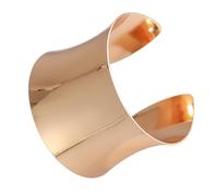 SHERCHPRY Bracciale Bangle Metallico Ampiamente Regolabile Design Minimalista e Punk per Donna