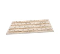 SHERCHPRY Braille in per Insegnamento Strumento Educativo per Ragazza Ciechi Lavagna Tattile per Apprendimento Braille Montessori