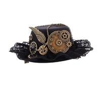 SHERCHPRY Cappello Steampunk Retro con Fermaglio per Accessorio per Feste e e per Costumi e Speciali