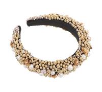 SHERCHPRY Cerchietto Cristallo con Barocche per Donne Fascia Larga Decorativa per Accessori Eleganti per Cerimonie