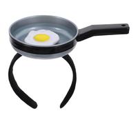 SHERCHPRY Cerchietto Divertente a Forma di Padella Antiaderente in Abs e Poliestere, Comodo e Facile da Usare per Feste, Matrimoni e Compleanni