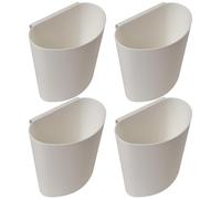 SHERCHPRY Cestino Appendibile per Carrello 4 Pezzi 11,5X11,5X6,5 CM Organizzatore Multifunzionale per Salone e Casa Installazione Semplice e Risparmio di Spazio