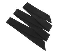 SHERCHPRY Cintura a fascia cinturino tessuto fascia lombare cinturone belt nuziale cinture nuziali addobbi matrimonio nastro del vestito da scapolo cintura fusciacca per vestito seta Black