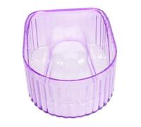 SHERCHPRY Ciotola Per Ammollo Per Manicure Ammollo Per Manicure Vasetto Per Rimuovere Lo Smalto Ciotola Per L'immersione Delle Spingi Cuticole Viola,porpora Plastica