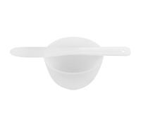 SHERCHPRY Ciotola Per Mescolare Maschere Per Con Spatola e Pennello in Silicone Strumento Per Mescolare Maschere Per Ciotola Per Snack e Condimenti Applicatore Per