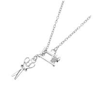 SHERCHPRY Collana Forbici e Macchina Da Cucire in Collana Creativa Per Alla Per e Ragazze Adolescenti Per Feste e Speciali