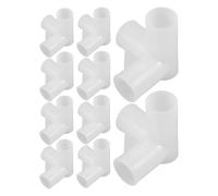 SHERCHPRY Connettore per Mobili in Plastica 10 Pezzi, Giunto Angolare Ispessito 22mm per Armadio e Mobile Contenitore, Accessori per Asta Guardaroba, Organizzazione in Dormitorio