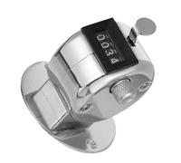 SHERCHPRY Contatore Numerico Meccanico Manuale in Metallo Base Stabile, Dispositivo di Conteggio Compatto per Statistica Flusso Persone, Insegnamento e Fitness, Strumento Registratore