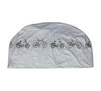 SHERCHPRY Copertura per Biciclette e Motociclette Grigia Telo Copribici Portatile Antigraffio e Resistente All’Usura Protezione Antipioggia e Antipolvere per Uso Esterno e Deposito Bici