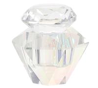 SHERCHPRY coppa per pennelli per nail art i must have della tecnologia delle unghie coppetta per unghie piatto per unghie piatto inumidito per le unghie Bicchiere Transparent
